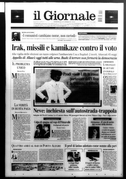 Il giornale : quotidiano del mattino